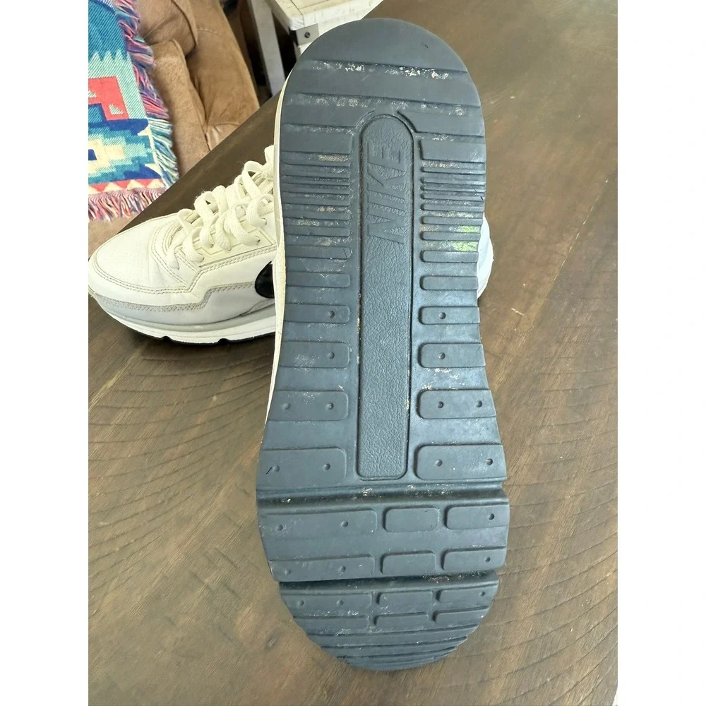 #C- 001- Nike Air Max SC Mens 7.5 White Black Wolf Grey Blue Sneakers DD7118-001